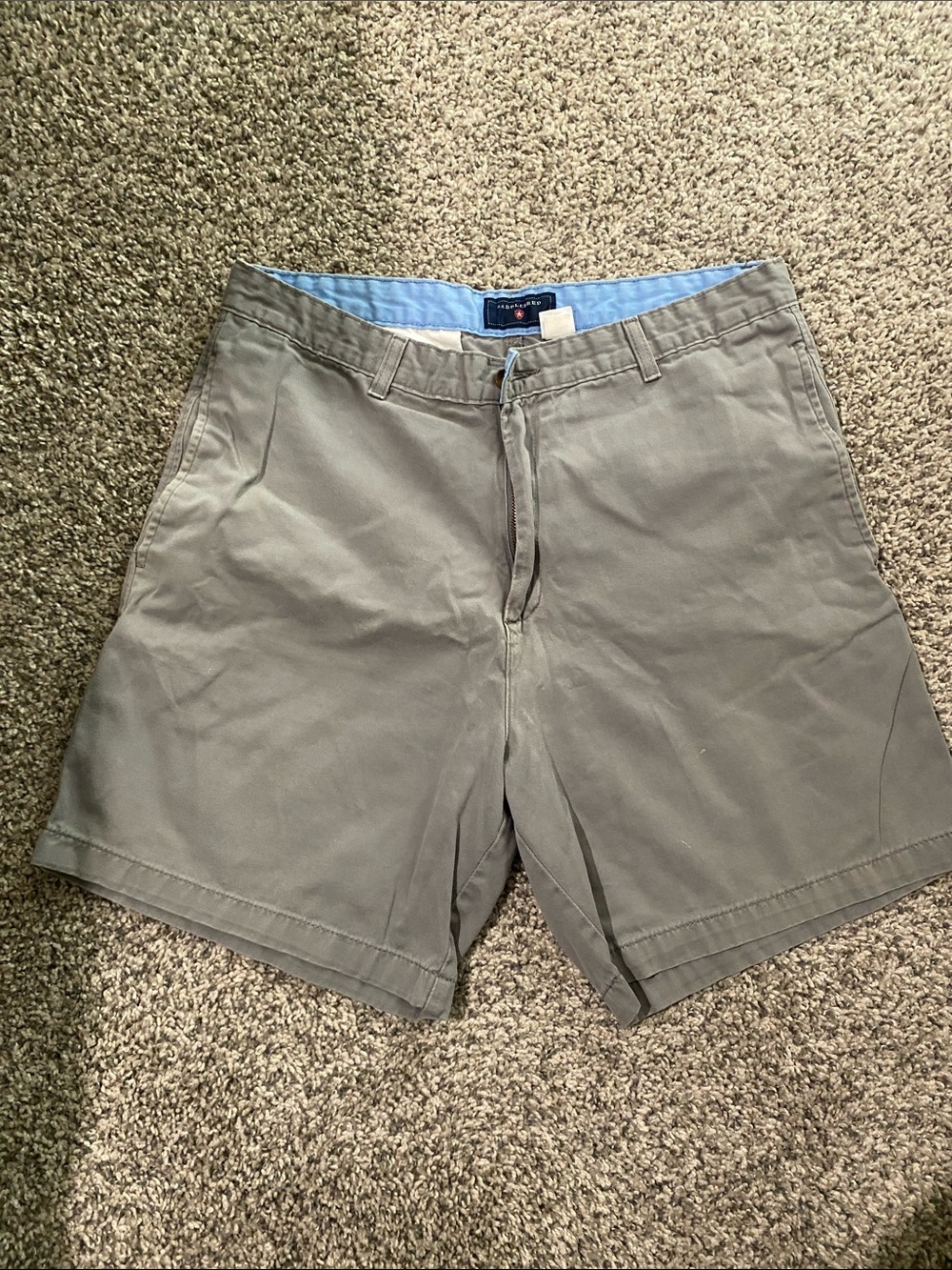 Saddlebred Men's Grey Flat-Front Shorts